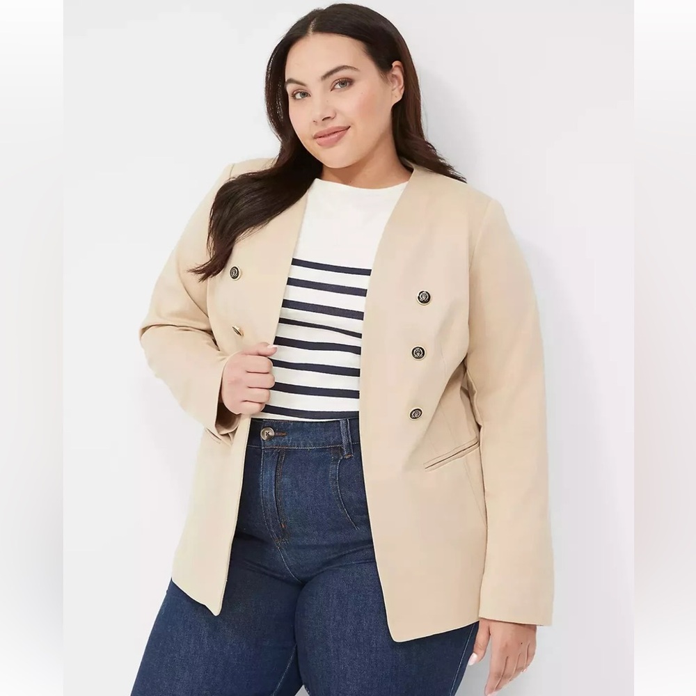 NEW LANE BRYANT THE BRYANT BLAZER JACKET SZ 26 - Picture 1 of 2